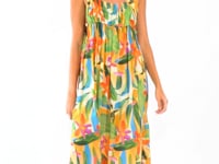 Laden und Abspielen von Videos im Galerie-Viewer, Tropical Long Dress Chiara
