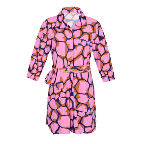 Product Front: Rio De Sol Strandkleid Amore-Pink Chemise