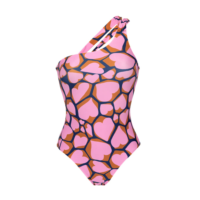 Product Front: Rio De Sol Badeanzug Amore-Pink Santorini