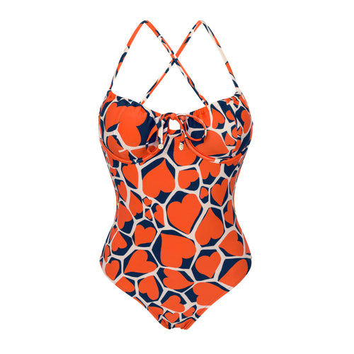 Product Front: Rio De Sol Badeanzug Amore-Red Julia
