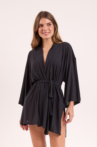 Gallery: Rio De Sol Strandkleid Black Kimono