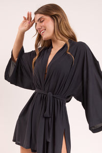 Image 05: Rio De Sol Kaftans/Cover-Ups Black Kimono