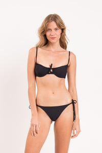 Model Front: Rio De Sol Unterteil Bottom Dots-Black Ibiza-Comfy