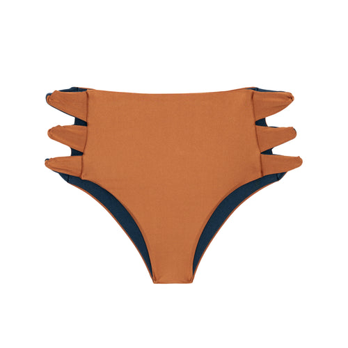 Product Front: Rio De Sol Unterteil Bottom Nocciola High-Waist-Spin