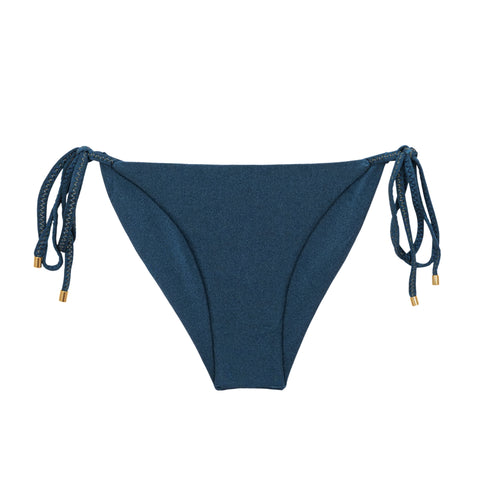 Product Front: Rio De Sol Unterteil Bottom Shimmer-Shark Cheeky-Tie-Gold