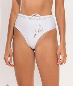 Image 11: Rio De Sol Unterteil Bottom Shimmer-White Belted-High-Waist