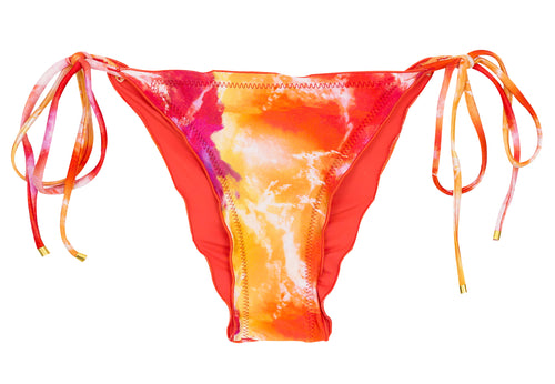Product Front: Rio De Sol Unterteil Bottom Tiedye-Red Frufru
