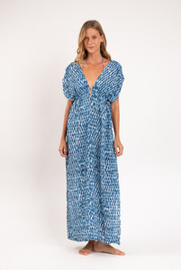 Model Front: Rio De Sol Strandkleid Chuva Long Dress Soleil