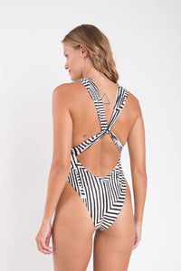 Model Back: Rio De Sol Badeanzug Collage Riviera