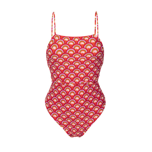 Product Front: Rio De Sol Badeanzug Floral-Scales Adele