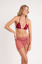 Laden Sie das Bild in den Galerie-Viewer, Image 05: Rio De Sol Strandrock Floral-Scales Mini Skirt Ruched
