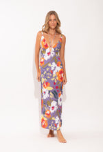 Laden Sie das Bild in den Galerie-Viewer, Image 02: Rio De Sol Strandkleid Garden-Flower Saida Yara
