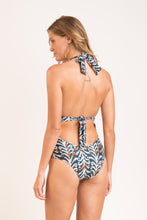 Laden Sie das Bild in den Galerie-Viewer, Model Back: Rio De Sol Badeanzug Ikat Mel-Op
