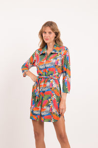 Image 09: Rio De Sol Strandkleid Jungle Chemise