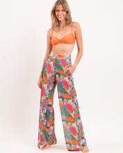 Laden Sie das Bild in den Galerie-Viewer, Gallery: Rio De Sol Strandhosen Jungle Wide Pants
