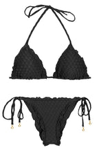 Laden Sie das Bild in den Galerie-Viewer, Product Front: Rio De Sol Set Kiwanda Preto Frufru
