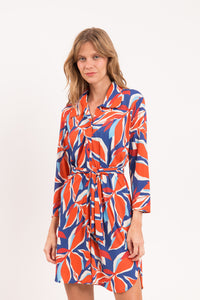 Image 08: Rio De Sol Hemdblusenkleid Leaves Chemise