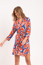 Laden Sie das Bild in den Galerie-Viewer, Image 11: Rio De Sol Hemdblusenkleid Leaves Chemise
