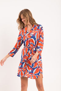 Image 11: Rio De Sol Hemdblusenkleid Leaves Chemise