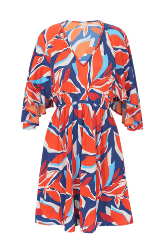 Product Front: Rio De Sol Strandkleid Leaves Mini Dress