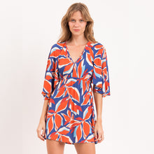 Laden Sie das Bild in den Galerie-Viewer, Gallery: Rio De Sol Strandkleid Leaves Mini Dress
