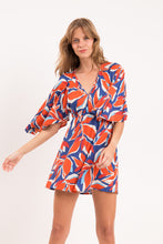Laden Sie das Bild in den Galerie-Viewer, Image 04: Rio De Sol Strandkleid Leaves Mini Dress

