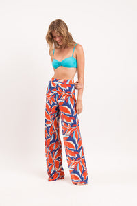 Image 04: Rio De Sol Strandhosen Leaves Wide Pants