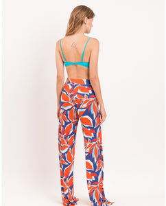 Image 07: Rio De Sol Strandhosen Leaves Wide Pants