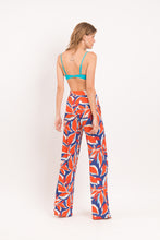 Laden Sie das Bild in den Galerie-Viewer, Image 08: Rio De Sol Strandhosen Leaves Wide Pants
