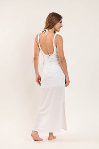 Model Back: Rio De Sol Strandkleid Memphis-White Saida Yara