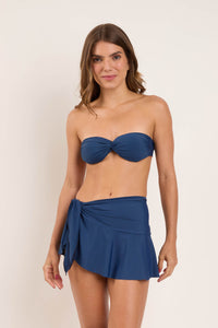 Model Front: Rio De Sol Strandrock Mini Skirt Navy