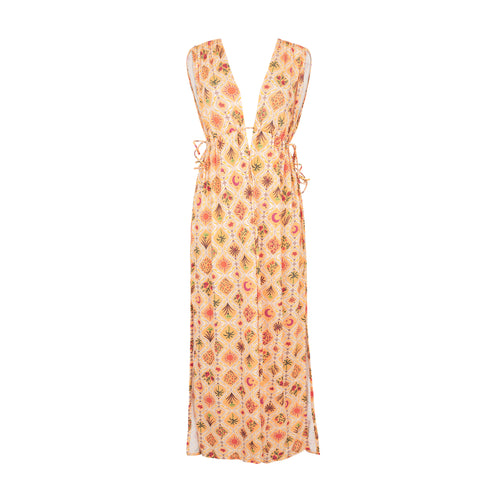 Product Front: Rio De Sol Strandkleid Mosaico Long Dress Soleil
