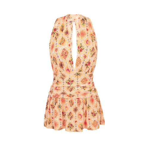 Product Front: Rio De Sol Strandkleid Mosaico Low Cut Dress