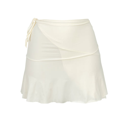 Product Front: Rio De Sol Strandrock Off-White Mini Skirt