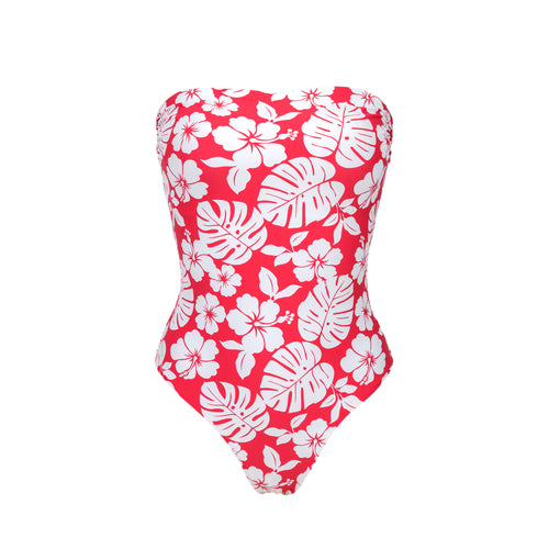 Product Front: Rio De Sol Badeanzug Pua-Hibiscus Aloha