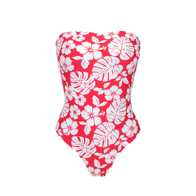 Product Front: Rio De Sol Badeanzug Pua-Hibiscus Aloha