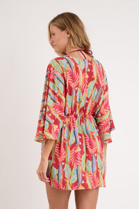 Image 08: Rio De Sol Kaftans/Cover-Ups Sea-Bloom Kaftan Bel