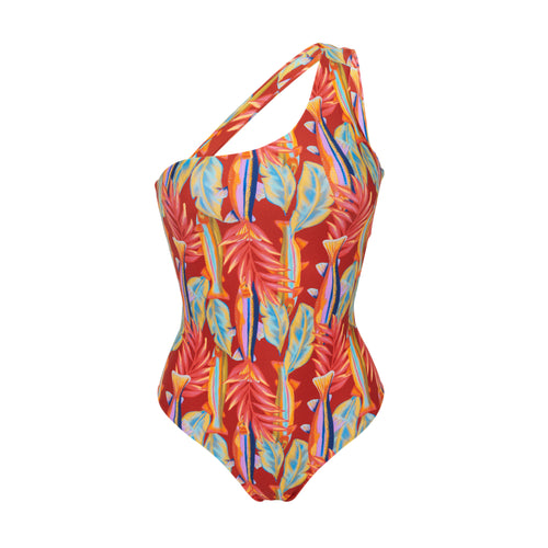 Product Front: Rio De Sol Badeanzug Sea-Bloom Sienna