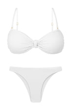 Laden Sie das Bild in den Galerie-Viewer, Product Front: Rio De Sol Set Set Bora-White Bandeau-Joy Leblon
