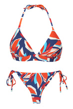 Laden Sie das Bild in den Galerie-Viewer, Product Front: Rio De Sol Set Set Leaves Tri-Cos Cheeky-Micro

