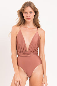 Gallery: Rio De Sol Badeanzug Shimmer-Copper New Vegas