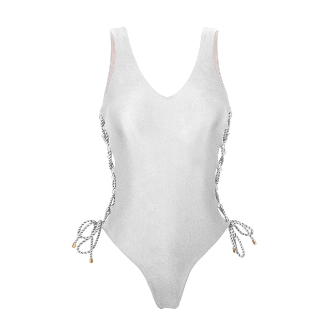 Product Front: Rio De Sol Badeanzug Shimmer-White Zoe