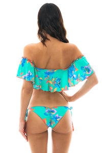 Model Back: Rio De Sol Oberteil Top Acqua Flora Babado
