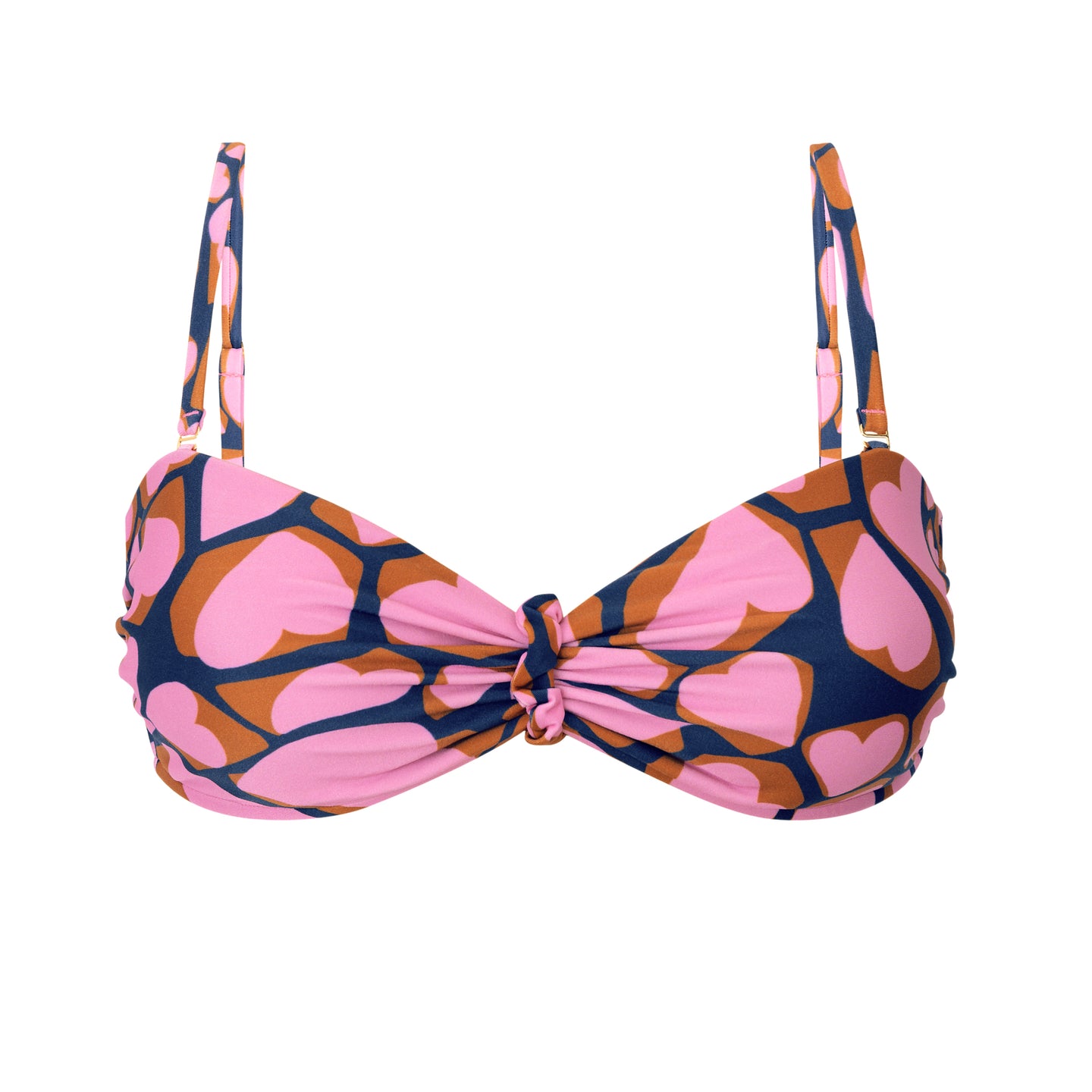 Product Front: Rio De Sol Oberteil Top Amore-Pink Bandeau-Crispy