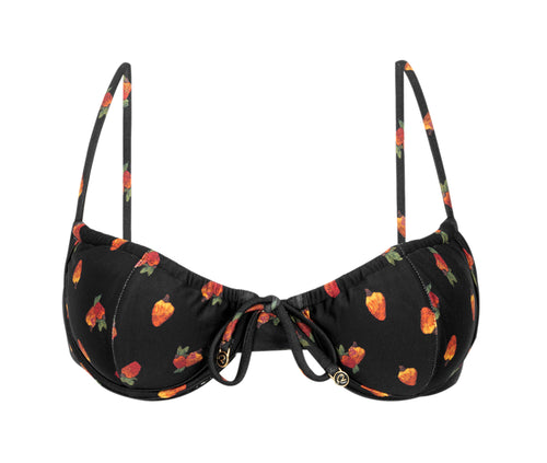 Product Front: Rio De Sol Oberteil Top Cashew Balconet-Tie