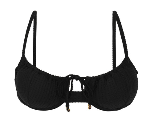 Product Front: Rio De Sol Oberteil Top Dots-Black Balconet-Tie