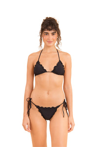Model Front: Rio De Sol Oberteil Top Dots-Black Frufru