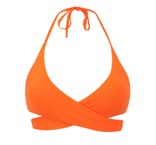 Product Front: Rio De Sol Oberteil Top Dots-Orange Kate