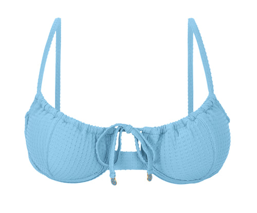 Product Front: Rio De Sol Oberteil Top Dots-Sky Balconet-Tie