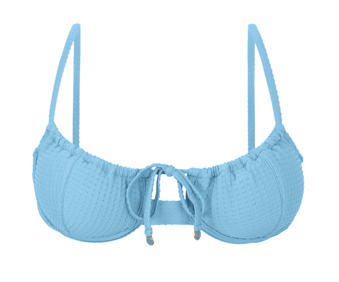 Product Front: Rio De Sol Oberteil Top Dots-Sky Balconet-Tie